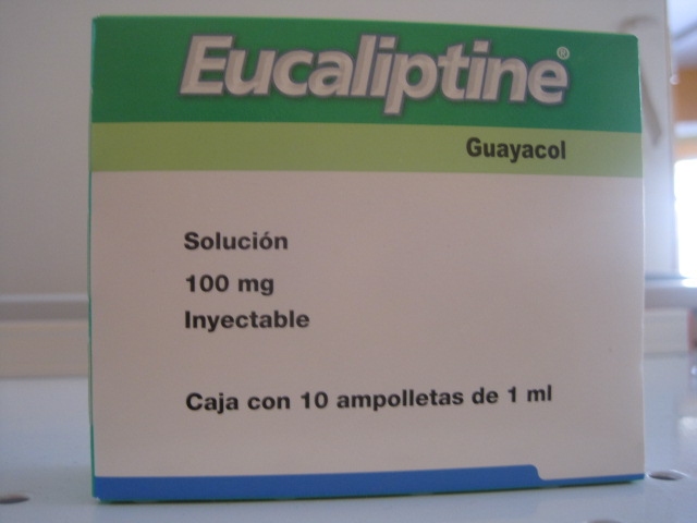 EUCALIPTINE  SOL INY 100MG/1ML C/10 AMP SANFER