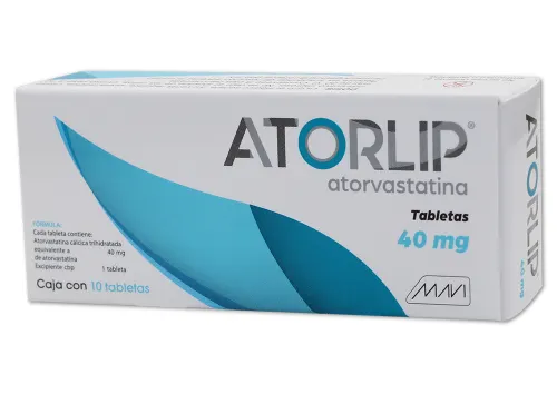 ATORLIP (ATORVASTATINA) TAB 40MG C/10 MAVI