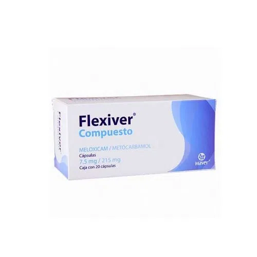 FLEXIVER COMP (MELOXICAM/METOCARBAMOL) CAPS 7.5MG/215MG C/20 MAVER