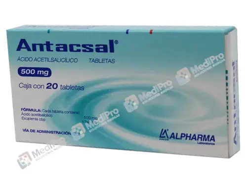 ANTACSAL (ACIDO ACETILSALICILICO) TAB  500MG C/20 ALPHARMA