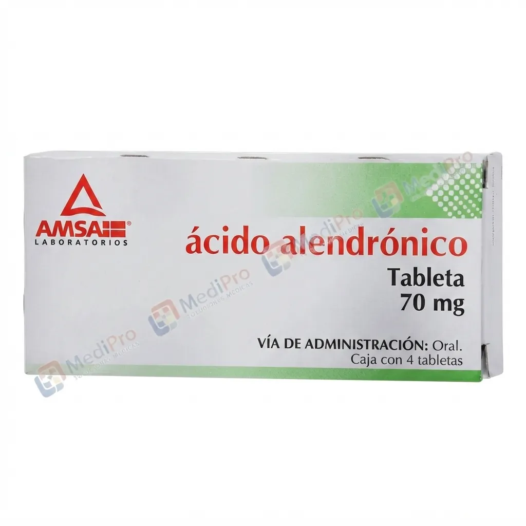 ACIDO ALENDRONICO TAB 70MG C/4 AMSA