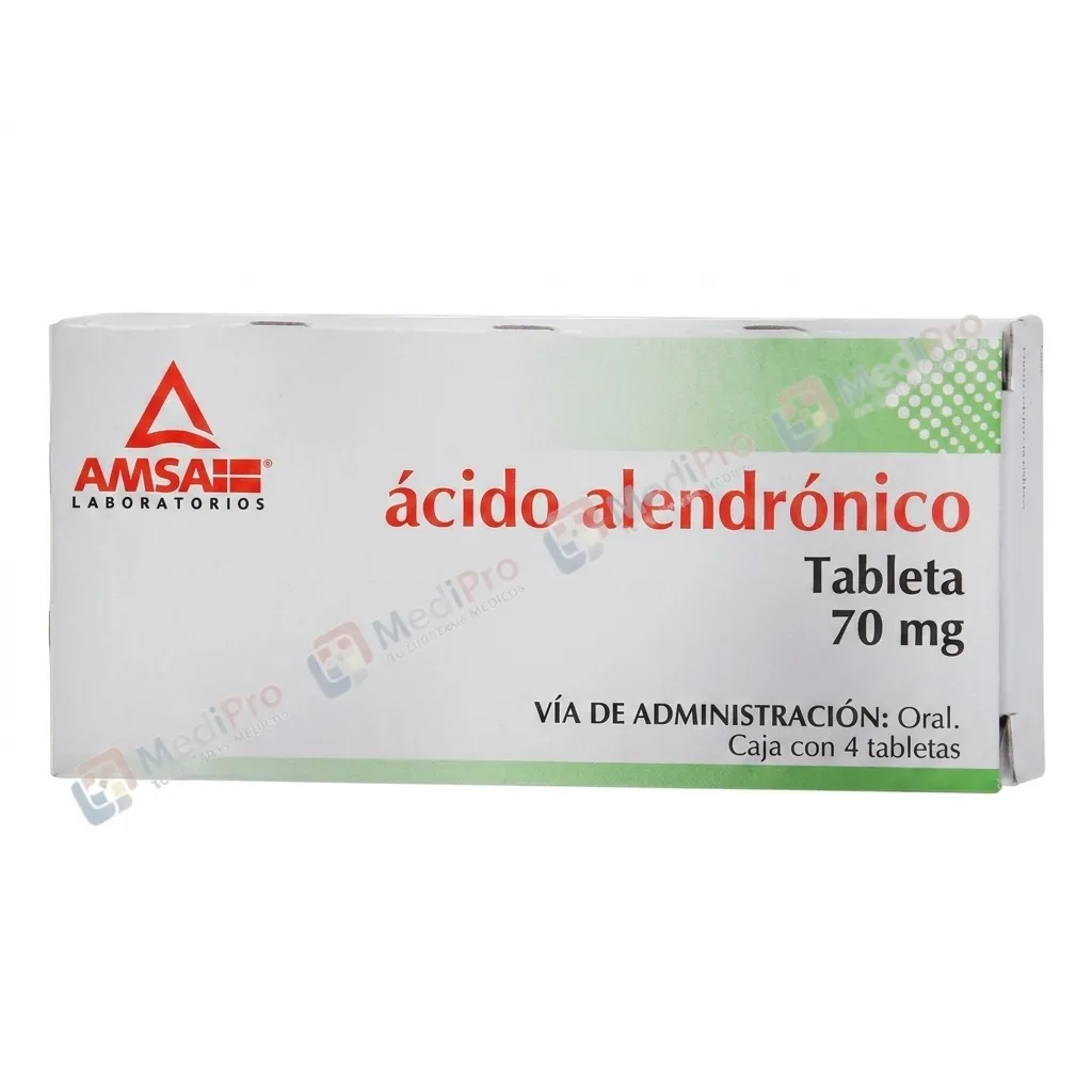 ACIDO ALENDRONICO TAB 70MG C/4 AMSA