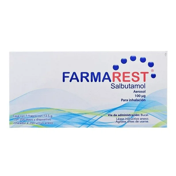 FARMAREST (SALBUTAMOL) AEROSOL 100UG C/200 DOSIS