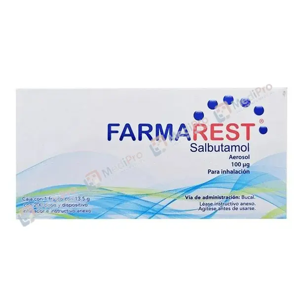 FARMAREST (SALBUTAMOL) AEROSOL 100UG C/200 DOSIS