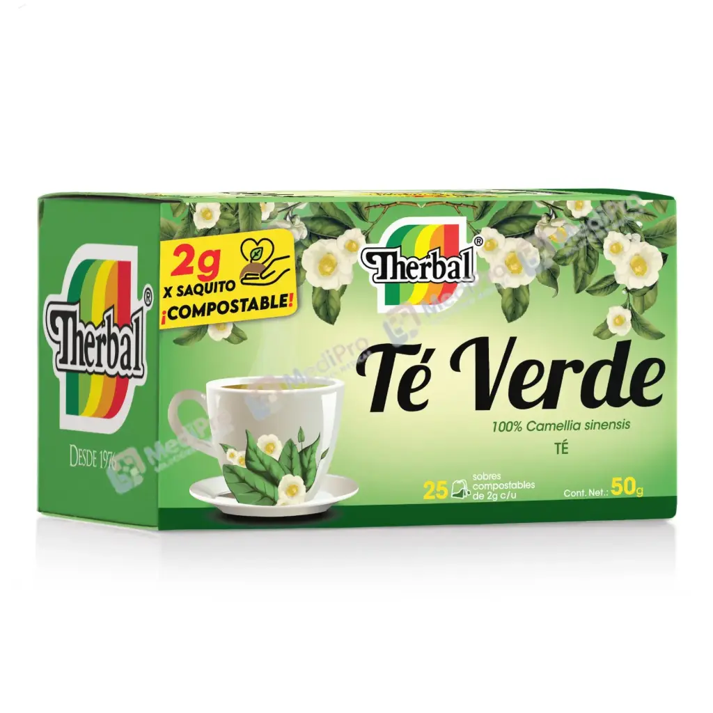 TE VERDE 2G C/25 SOBRES THERBAL
