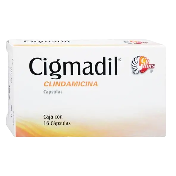 CIGMADIL (CLINDAMICINA) CAPS 300MG C/16 COLLINS