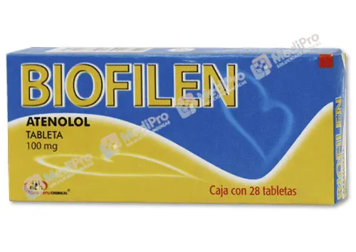 BIOFILEN (ATENOLOL) TAB 100 MG C/28 DEGORTS
