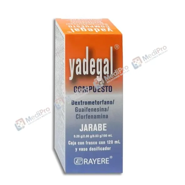 YADEGAL COMPUESTO (DEXTRO/GUAIF/CLORFEN) JRB 120ML