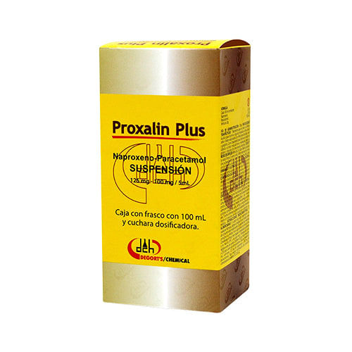 PROXALIN-PLUS (NAPROXENO/PARACETAMOL) SUSP 2.5G/100ML