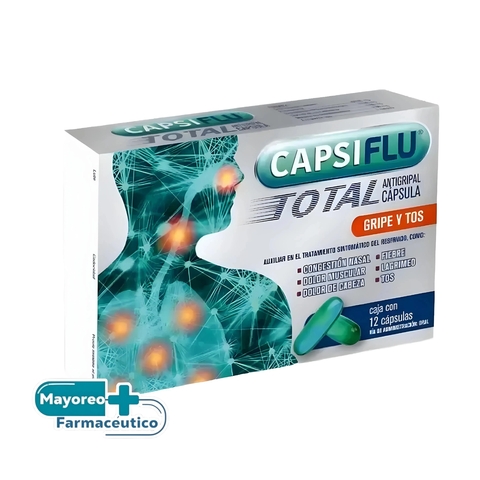 CAPSIFLU TOTAL CAPS 250/10/5/2MG C/12. GELCAPS.
