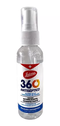 360 ANTICEPTICO JALOMA SOLUCION Fco. Atomizador 60 ml. 60 PPM.