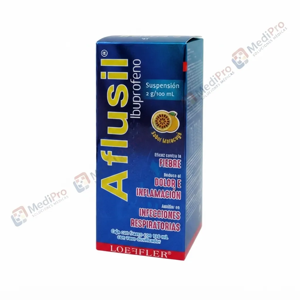 AFLUSIL (IBUPROFENO) SUSP. Fco 120 ml. 2 g/100 ML.
