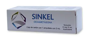 SINKEL [DEXAMETASONA] Sol. Iny. c/1 AMP. 8 MG/2 ML.