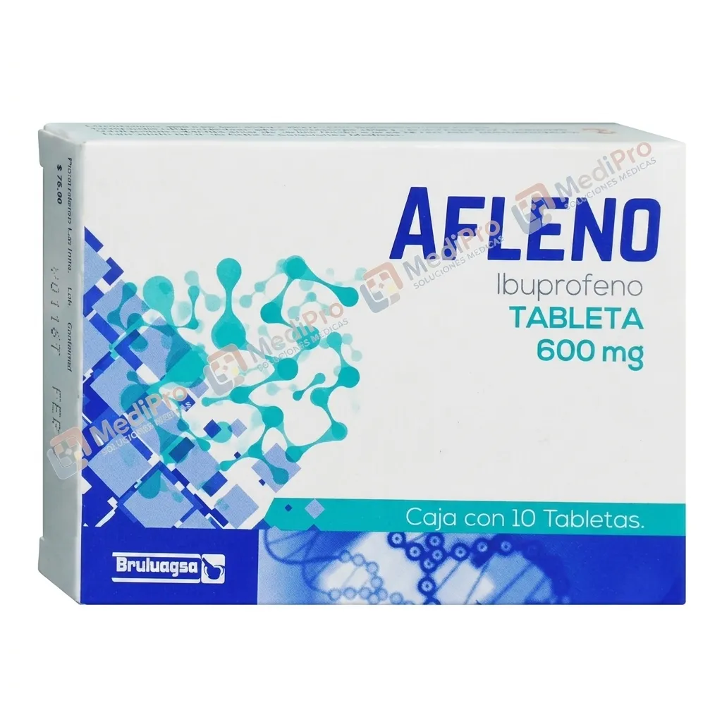 AFLENO (IBUPROFENO) C/10 TABS. 600 MG.