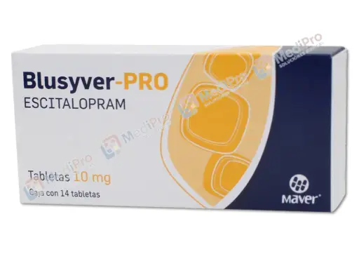 BLUSYVER-PRO C/14 TABS. 10 MG. [ESCITALOPRAM]. MAVER.