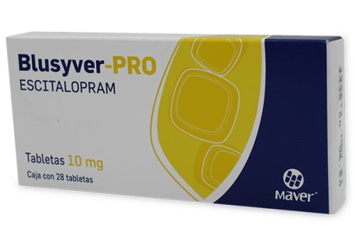 BLUSYVER-PRO C/28 TABS. 10 MG. MAVER.[ESCITALOPRAM].