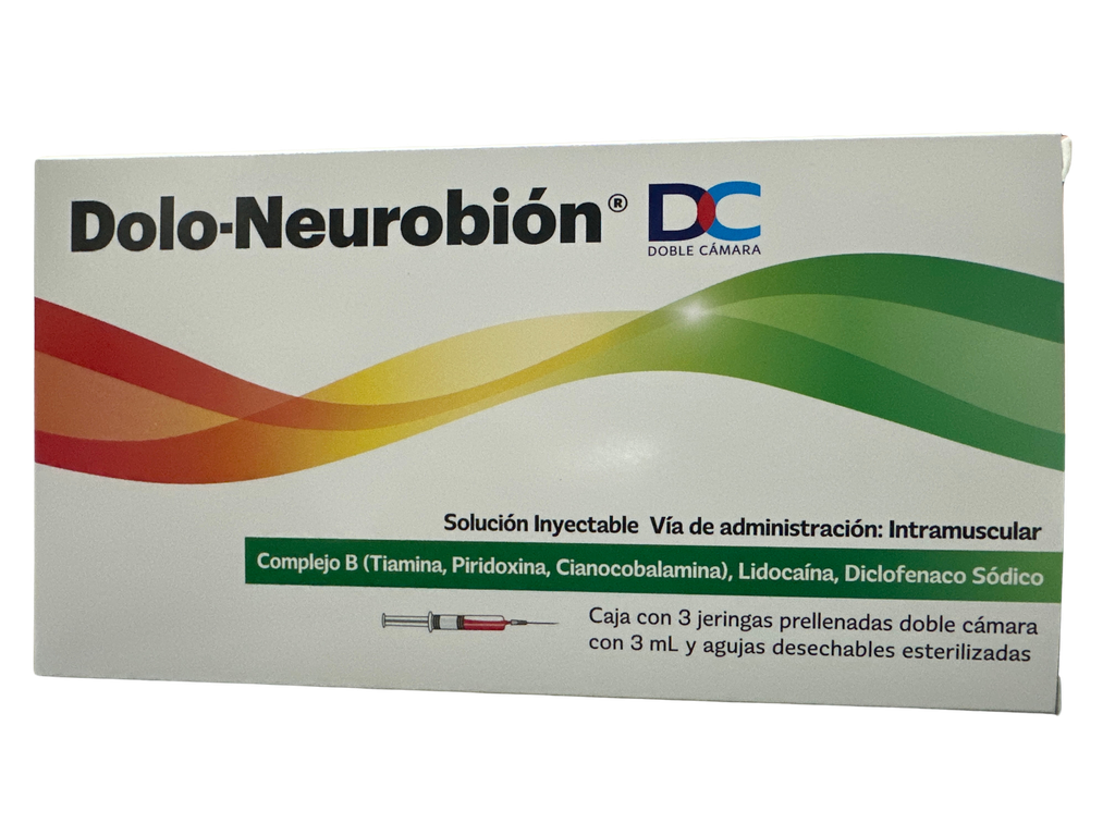 DOLO-NEUROBION SIMPLE [3 DOSIS] DOBLE CAMARA.
