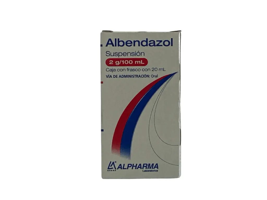ALBENDAZOL [ALPHARMA] SUSP. FCO. 20 ML. 2 G/100ML.