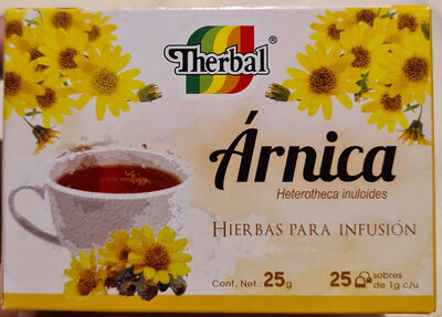 TE DE ARNICA P/INFUSION. C/25 SOBS. 1G. [THERBAL].