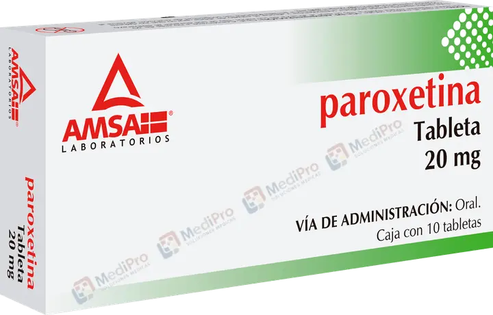 PAROXETINA [AMSA] C/10 TABS. 20 MG.