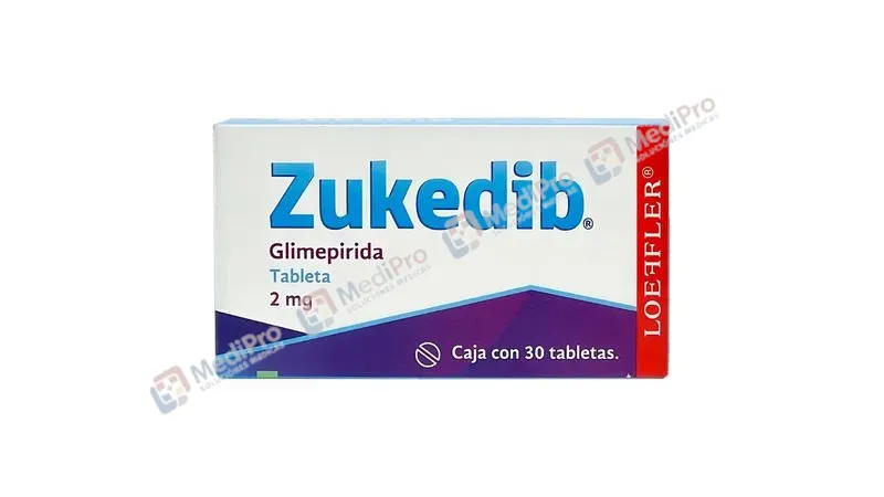 ZUKEDIB C/30 TABS 2MG. [GLIMEPIRIDA]