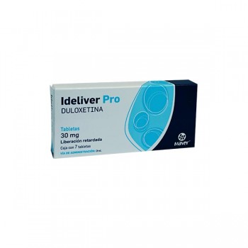 IDELIVER PRO C/7 TABS. L.R. 30 MG. [DULOXETINA] MAVER.
