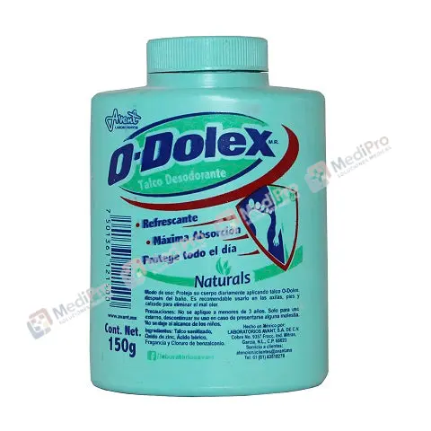 TALCO O-DOLEX NATURALS 150 G. [AZUL].