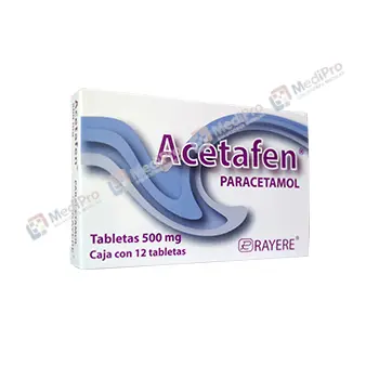 ACETAFEN C/12 TABS. 500 MG. [PARACETAMOL]