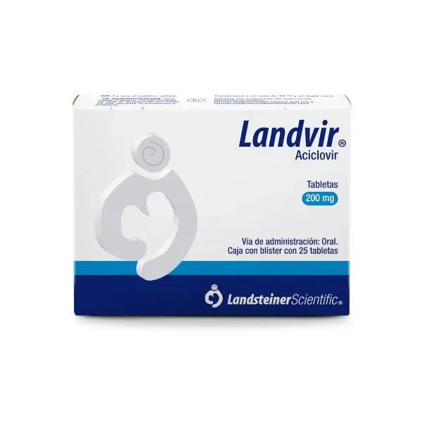 LANDVIR C/25 TABS. 200 MG. [ACICLOVIR] LANDSTERINER.