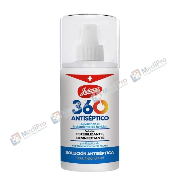 360 ANTICEPTICO JALOMA SOLUCION Fco. Atomizador 100 ML. 60 PPM.