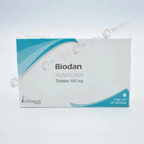 BIODAN C/50 TABS. 100 MG (FENITOINA) BIORESEARCH.