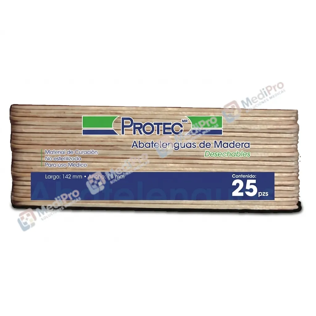 ABATELENGUAS DE MADERA C/25 PROTEC