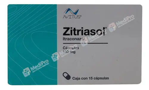 ZITRIAZOL C/15 CAPS. [ITRACONAZOL] NOVAG.