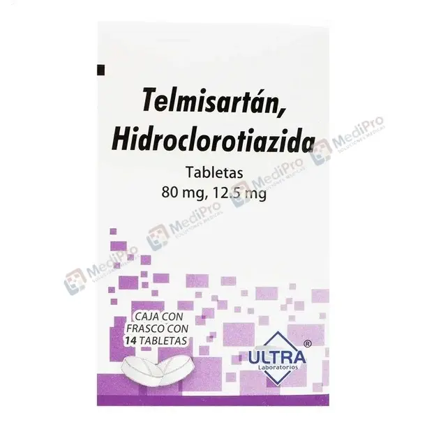 TELMISARTAN HIDROCLOROTIAZIDA ULTRA TABS. 80/12.5 C/14