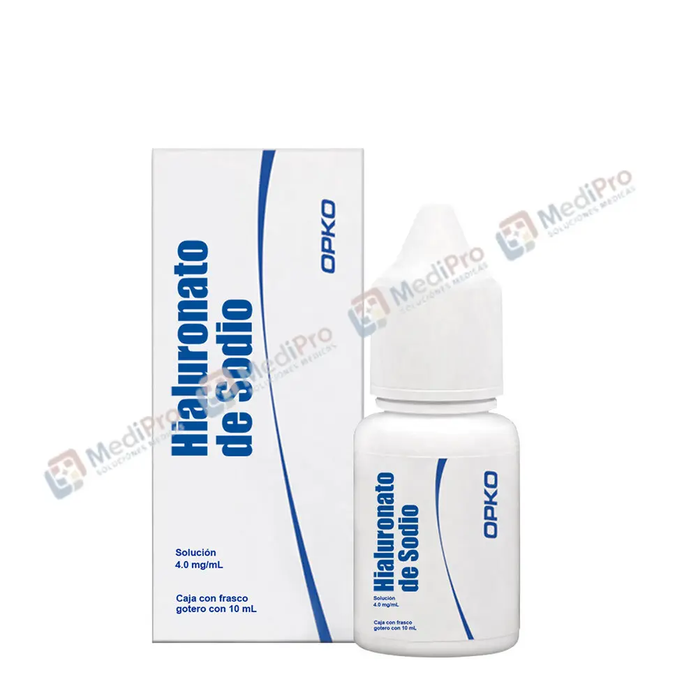 HIALURONATO DE SODIO (Opko) SOL. Oft. Fco. Gotero 10 ML. 4 MG/1 ML.