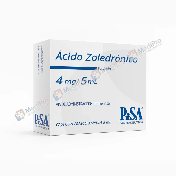 ACIDO ZOLEDRONICO INY 4MG/5ML. PISA.
