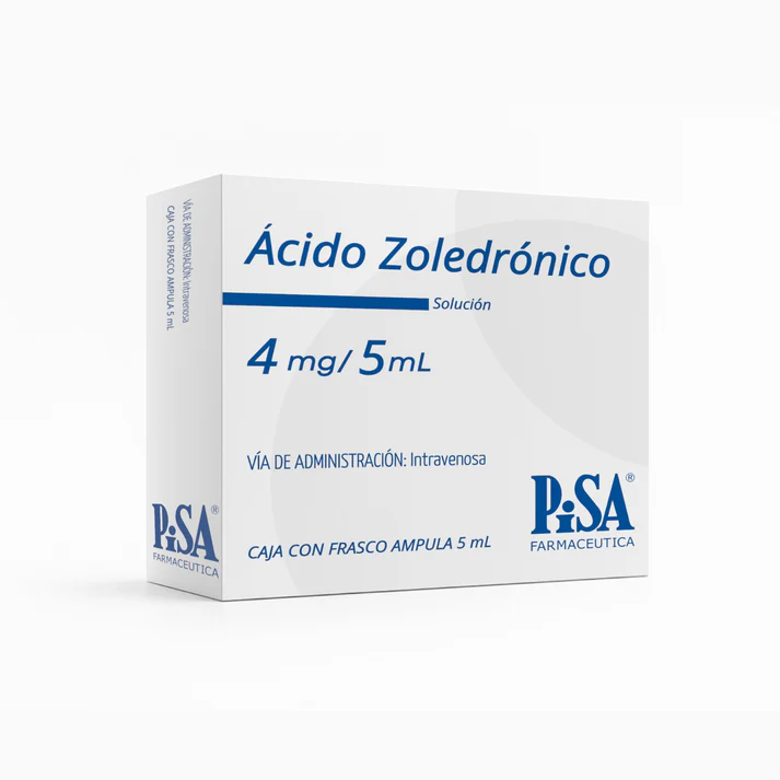 ACIDO ZOLEDRONICO INY 4MG/5ML. PISA.