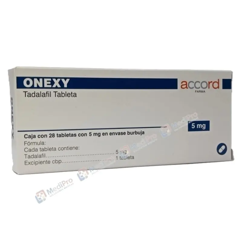 ONEXY c/ 28 TABS. 5 MG. [TADALAFIL] ACCORD.