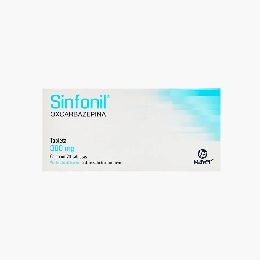 SINFONIL 20 TAB 300 MG.[OXCARBAZEPINA] MAVER.