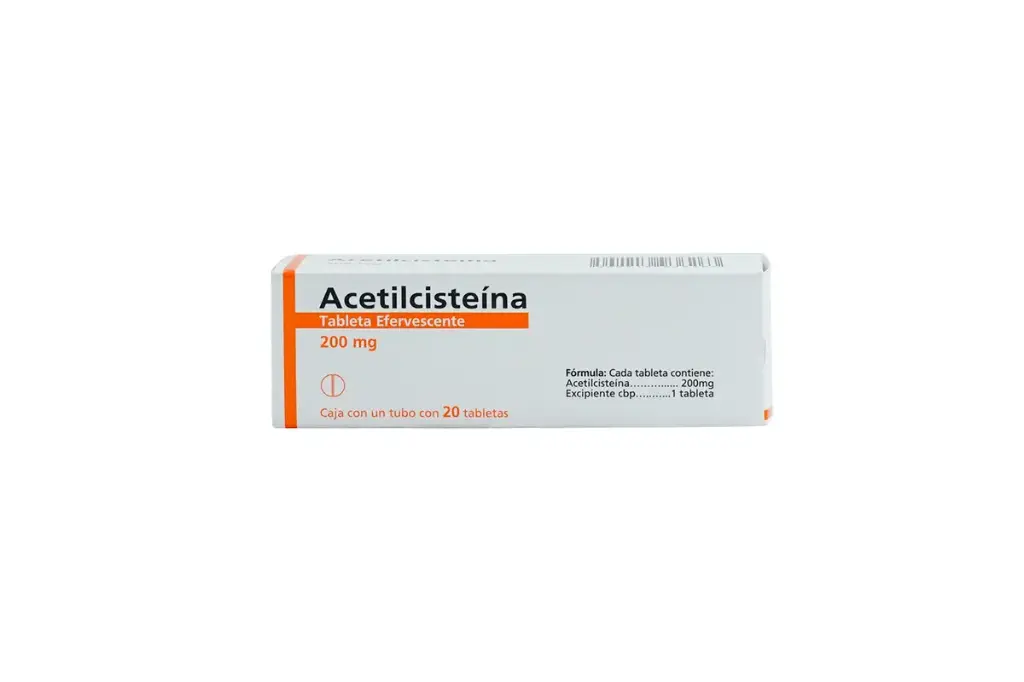 ACETILCISTEINA 200 MG EFERVESCENTE.