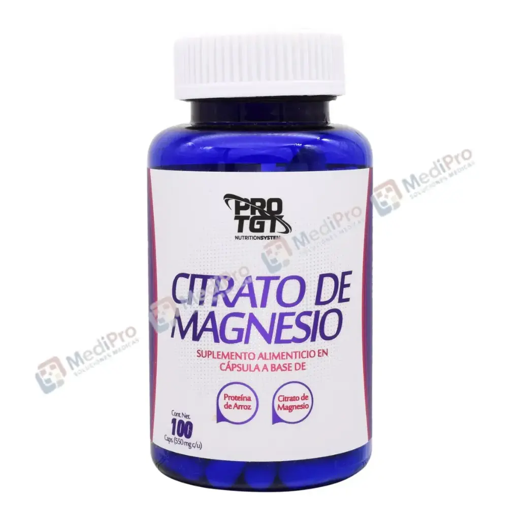 CITRATO DE MAGNESIO 550 MG C/100 CAPS [PROTGT].