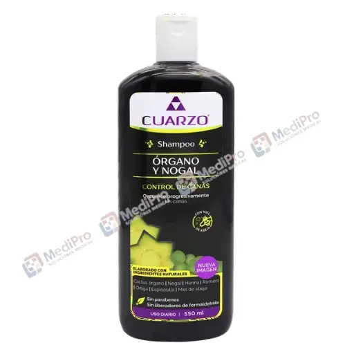 SHAMPOO ORGANO Y NOGAL 550 ML. [CUARZO]