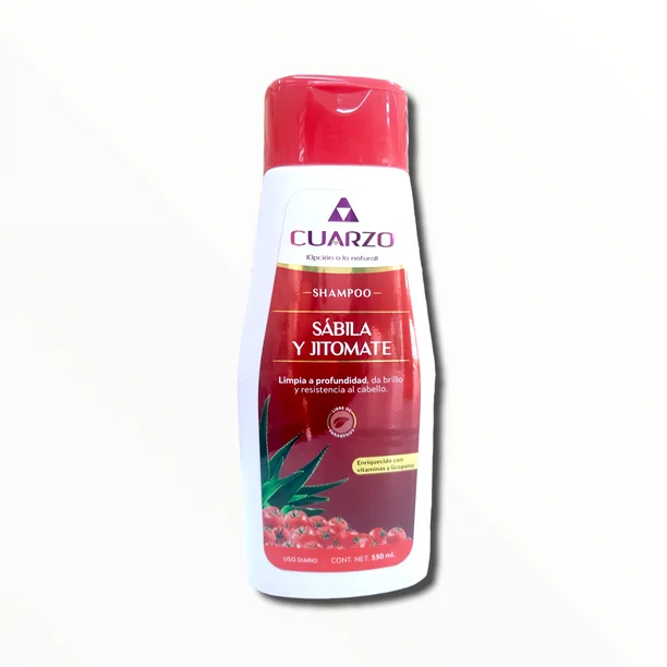 SHAMPOO JITOMATE Y SABILA 550 ML. [CUARZO]