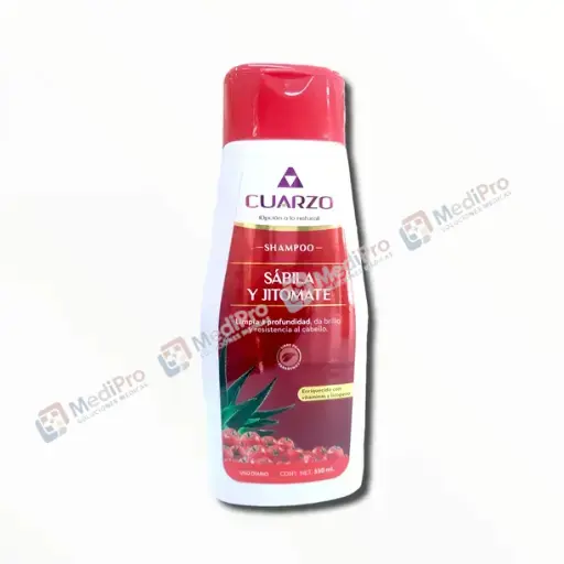 SHAMPOO JITOMATE Y SABILA 550 ML. [CUARZO]