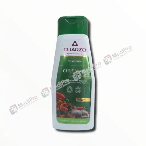 SHAMPOO CHILE Y AJO 550 ML. [CUARZO]