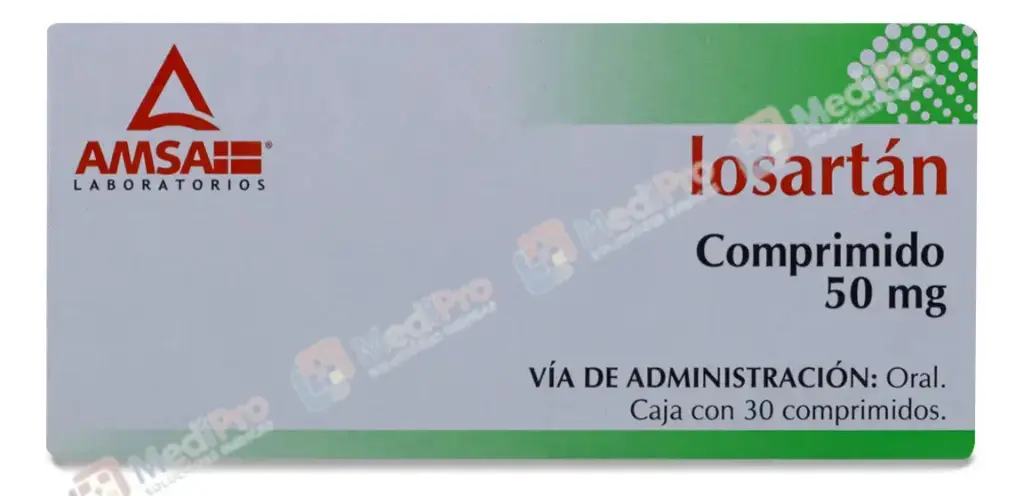 LOSARTAN 50 MG. C/30 COMPS AMSA.