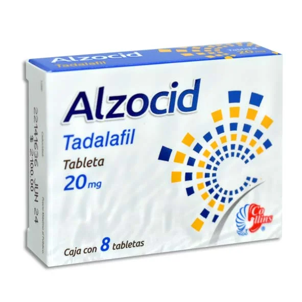 ALZOCID TABS 20 MG C/8 [TADALAFIL] COLLINS