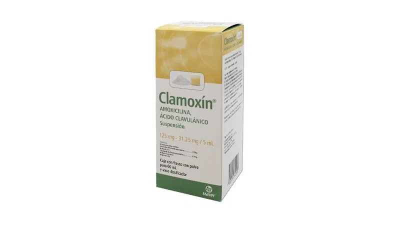 CLAMOXIN 125/31.25 MG/5ML SUSP. 60ML. (AMOXICILINA-AC CLAVULANICO) MAVER.