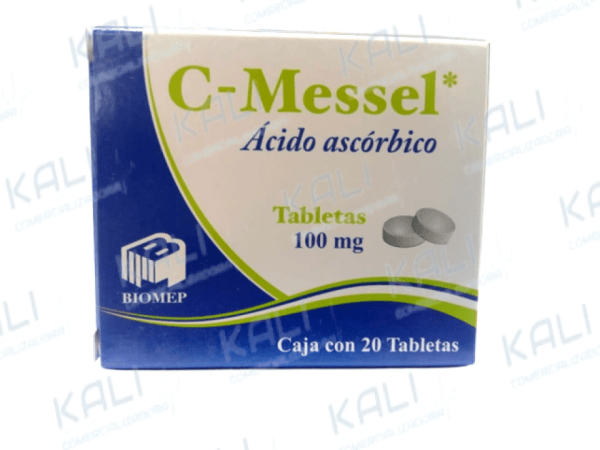 C-MESSEL C/20 TABS 100 MG. (ACIDO ASCORBICO) BIOMEP.