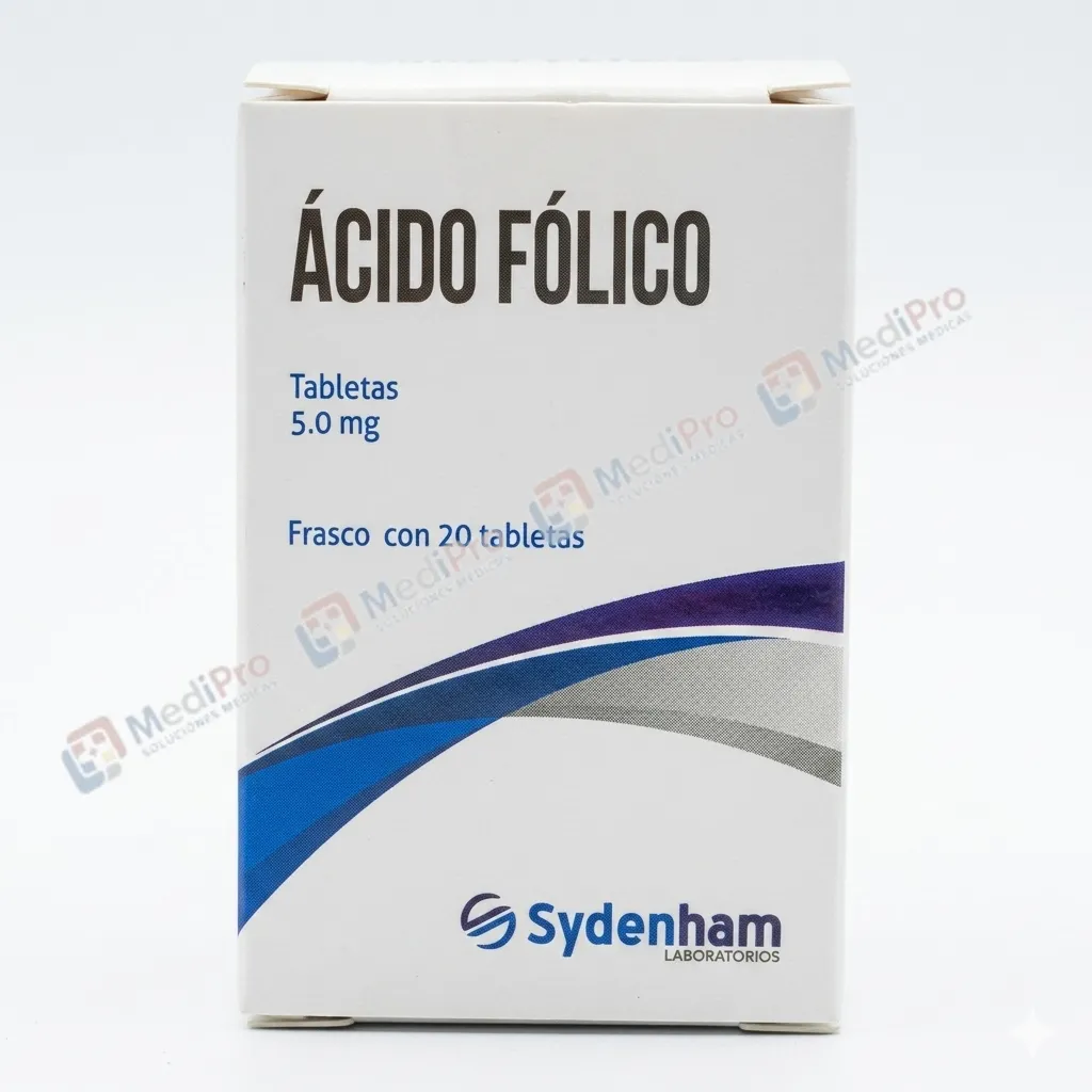 ACIDO FOLICO (SYDENHAM) C/20 TABS 5MG.